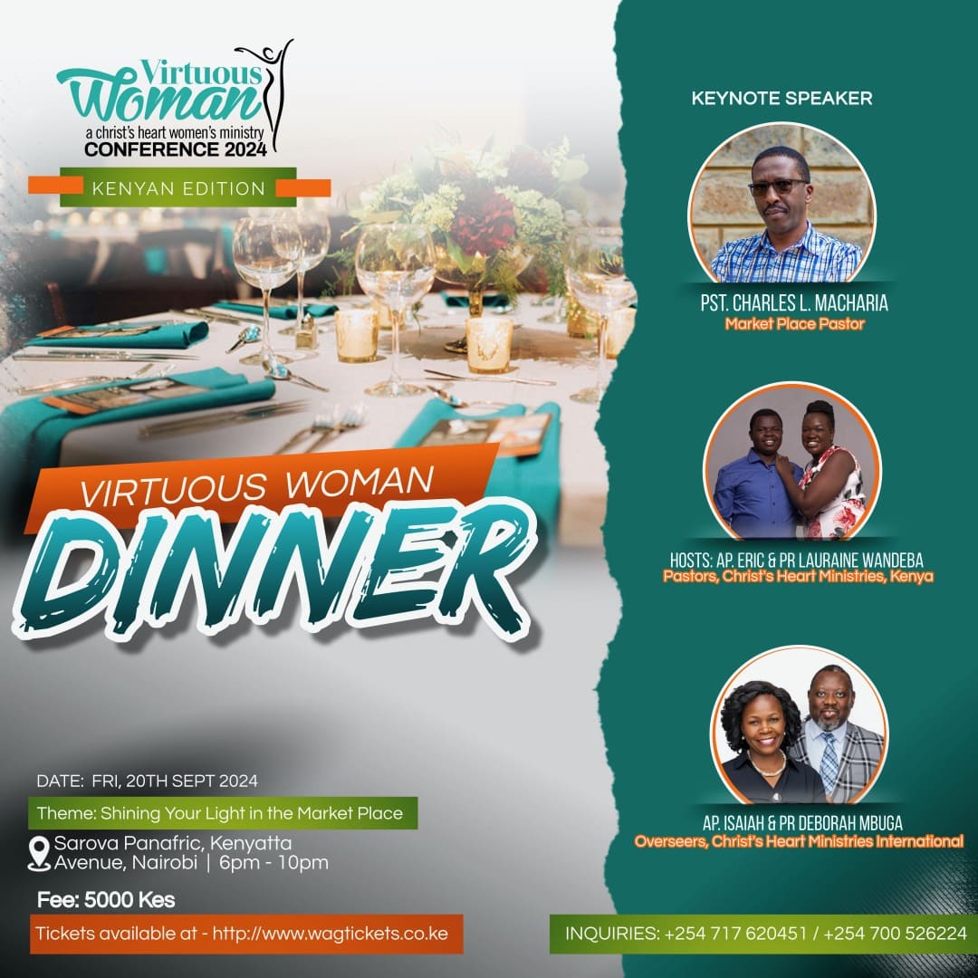 Virtuous Woman Conference Dinner - Kenya 2024